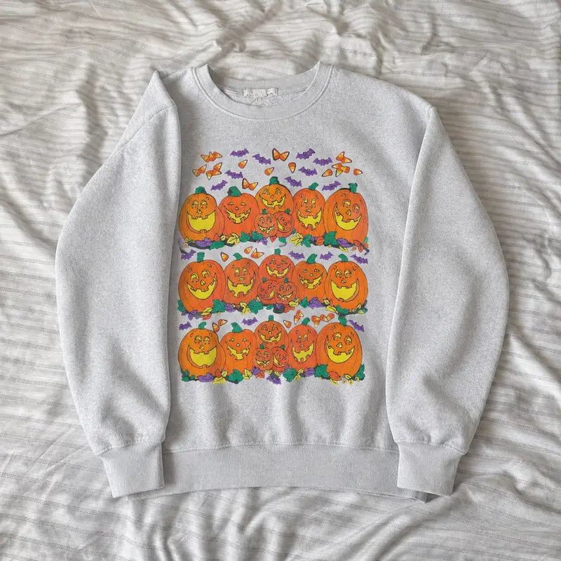 VINTAGE HALLOWEEN PUMPKIN TEE / CREW NECK