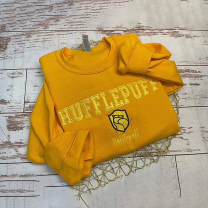 Harry Potter Hogwarts School Crest Embroidered Sweatshirt