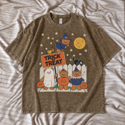 TRICK OR TREAT! TEDDY BEAR TEE / CREW NECK