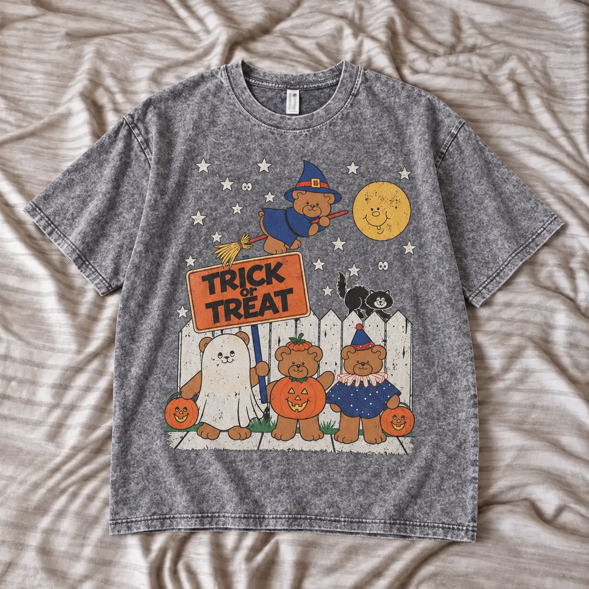 TRICK OR TREAT! TEDDY BEAR TEE / CREW NECK