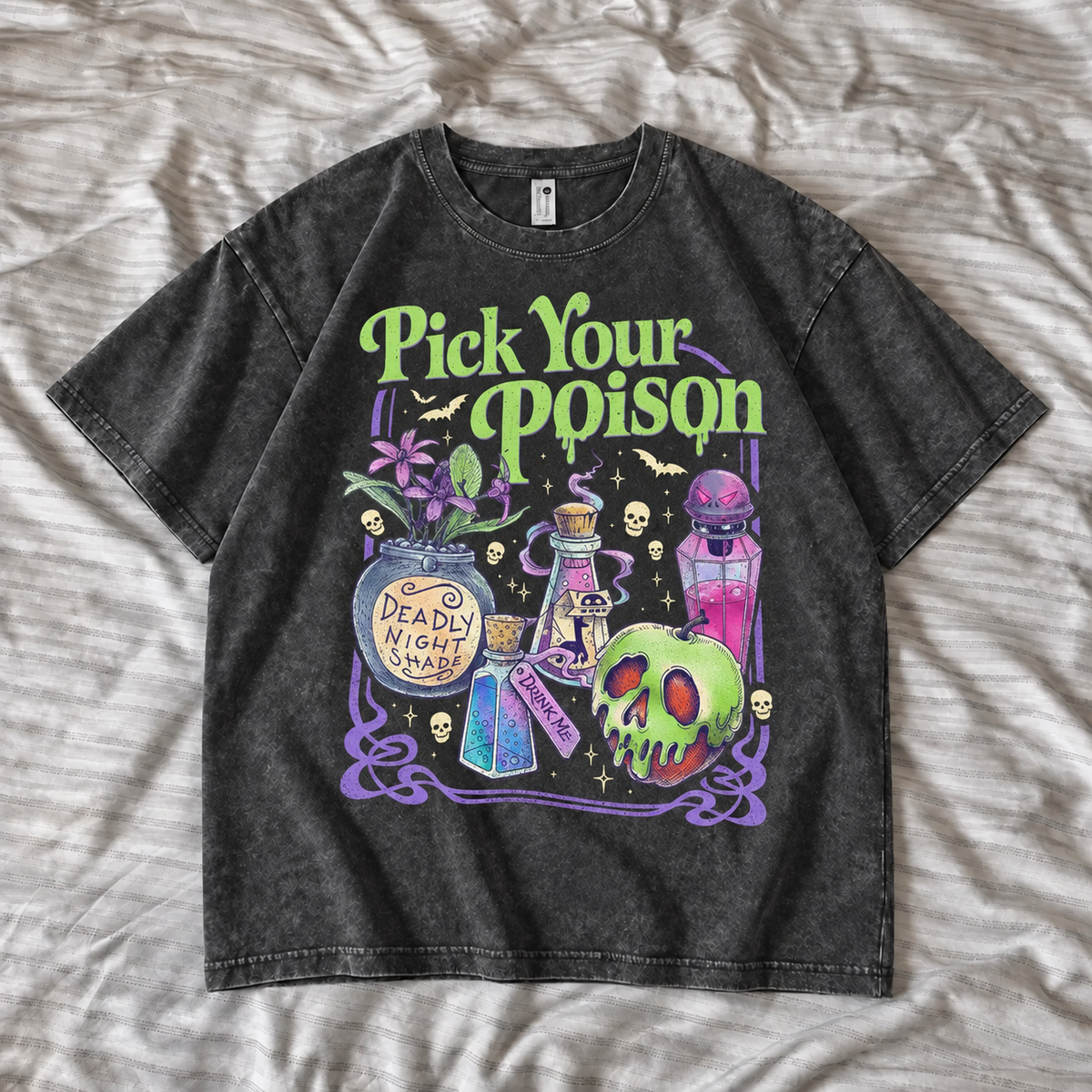 PICK YOUR POISON HALLOWEEN TEE / CREW NECK