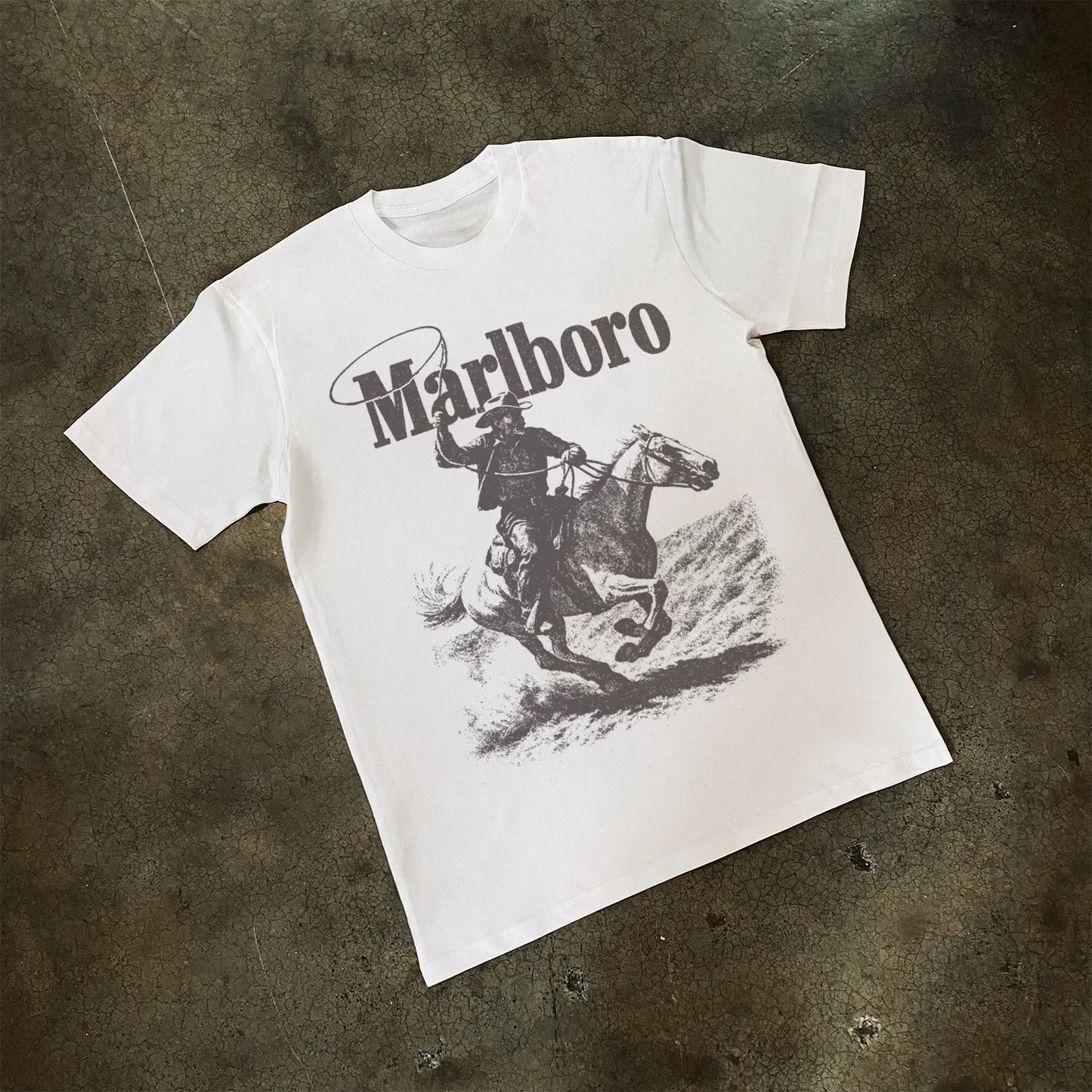 'RUGGED' VINTAGE TEE / CREWNECK