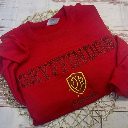 Harry Potter Hogwarts School Crest Embroidered Sweatshirt