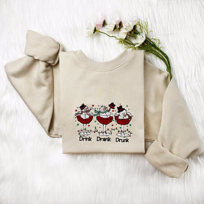 Christmas Embroidered Crewneck/Hoodie 15020